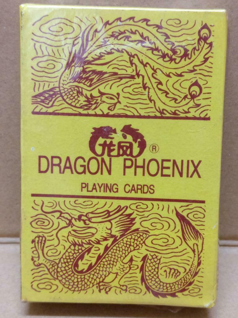 Sealed Rare Dragon Phoenix 818 Playing Cards Souvenir (A1989)