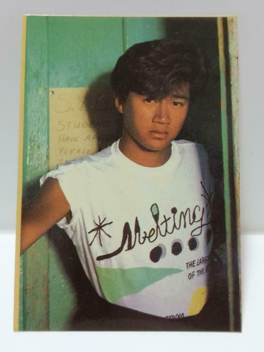 Vintage Japan Japanese Actor Masahiko Kondo 近藤真彦 Photo Card F/S (P066)