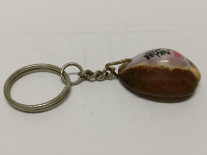 LP888 Rare Vintage Seashell Art Surname Liu 刘 劉 Souvenir Keychain Keyring F/S (B665)