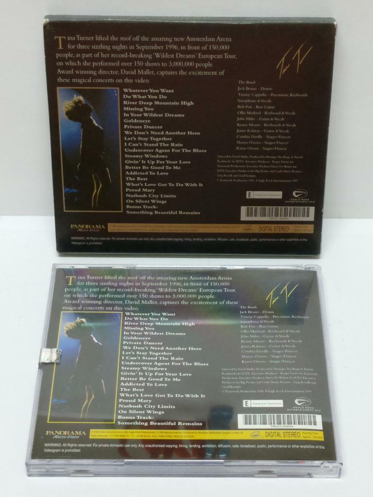 LK888 Tina Turner Live In Amsterdam 1998 Rare Hong Kong 2x VCD (80806) (CD527)