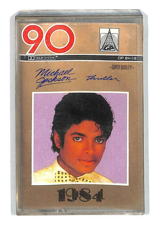 Rare Michael Jackson 1984 Billie Jean Thriller Singapore English Cassette CT898