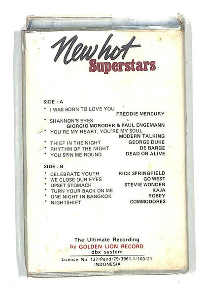 Rare Queen Freddie Mercury Modern Talking Stevie Wonder Indonesia Cassette CT973