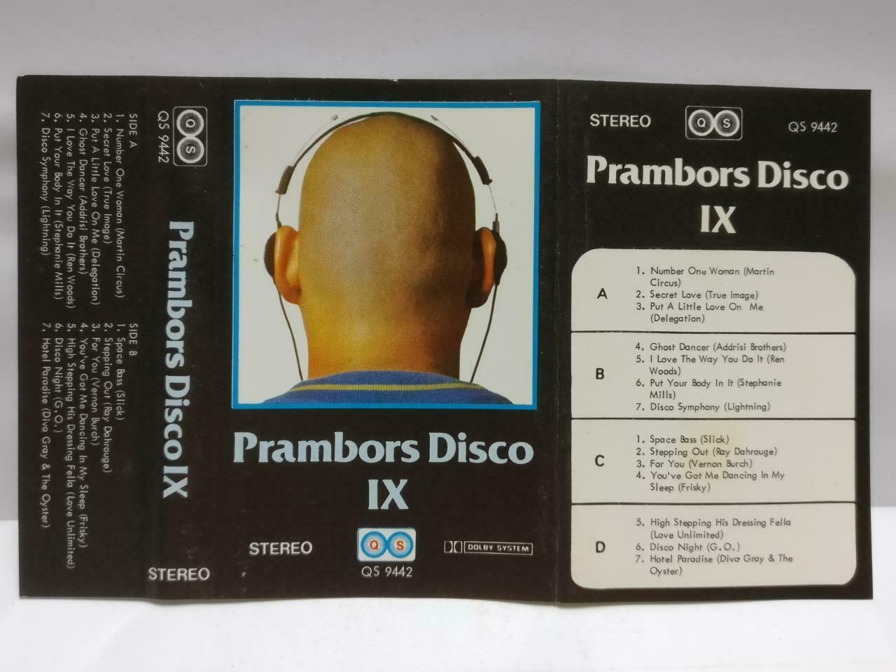 Prambors Disco IX Bald Italy Various Artists Rare Singapore Cassette CT554