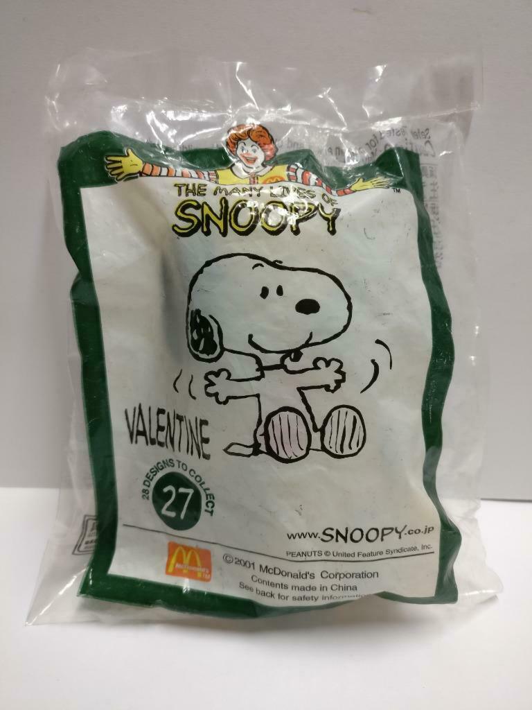 Sealed McDonald Happy Meal Snoopy Valentines 2000 Plush Toy Malaysia F/S PTY151