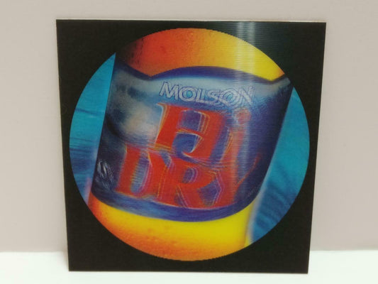 LUCKYPIGEON888 Canada Molson Hi Dry Beer 3D Lenticular Postcard (E0428)