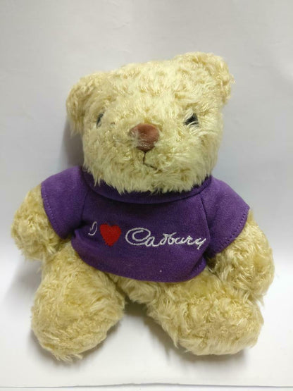 Cadbury Chocolate Teddy Bear Fluffy Stuffed Animal 6" Plush Toy F/S (PTY027)
