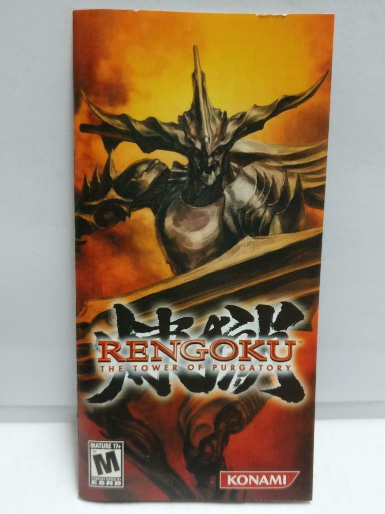 PSP Konami Rengoku The Tower Of Purgatory '05 With Booklet USA Game Disc (GA331)