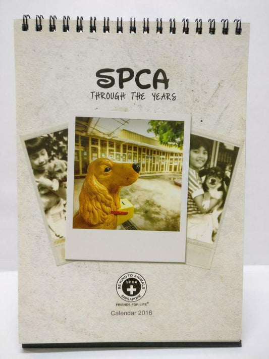 SPCA Through The Years Singapore Pets Cat and Dog Animals 2016 Calendar (A2079)