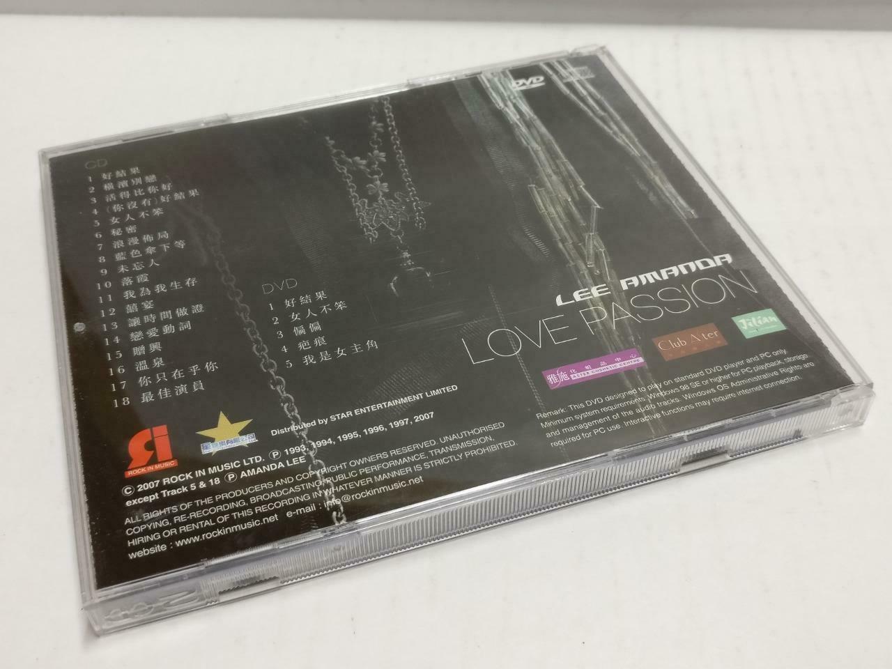 Hong Kong Lee Amanda 李蕙敏 Love Passion 2007 Chinese CD + DVD (CD767)