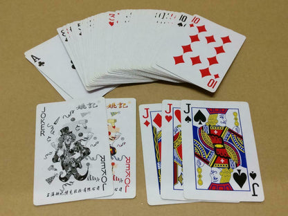 Used Rare King Mark Brand Poker Plastic Coated Playing Cards Souvenir (A2005)