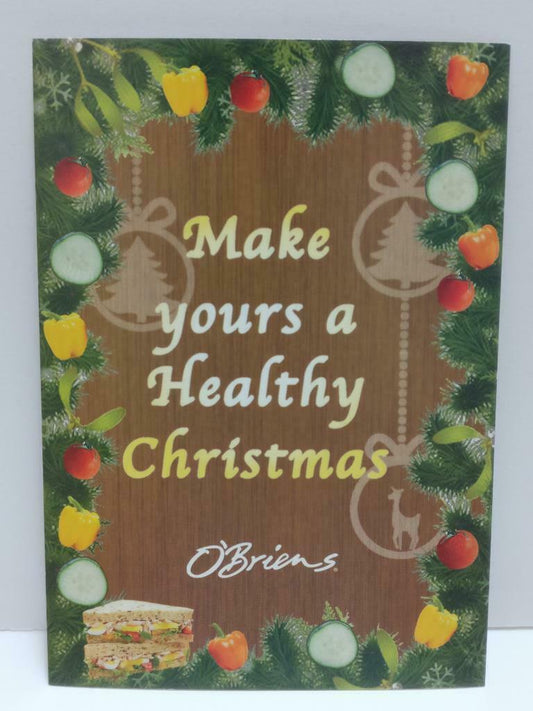 LUCKYPIGEON888 Singapore O'Briens Sandwich Cafe Christmas 2013 Postcard (E0089)