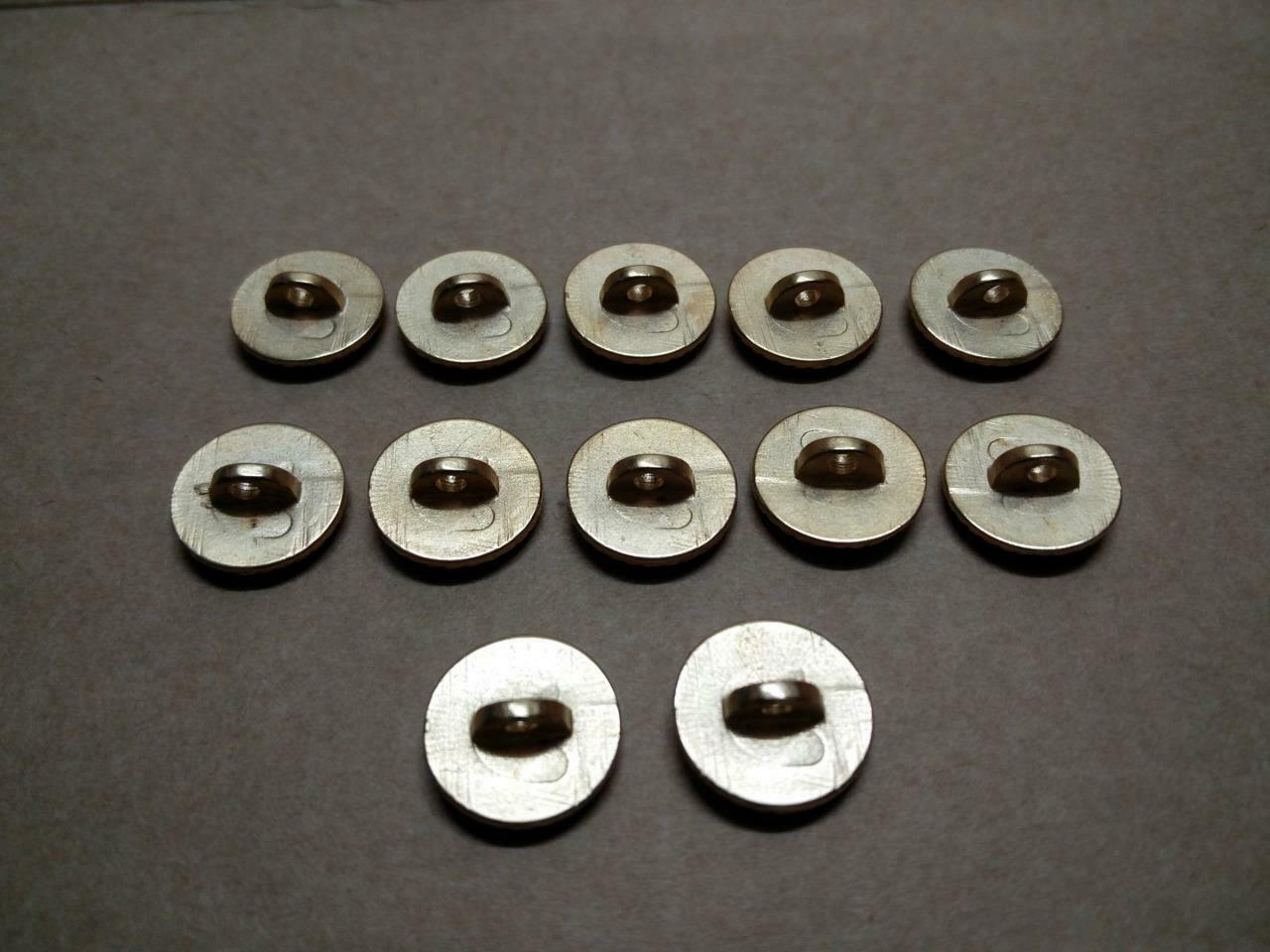 MCM Clothes Sewing 15mm Round Buttons  Set of 12 (B560)