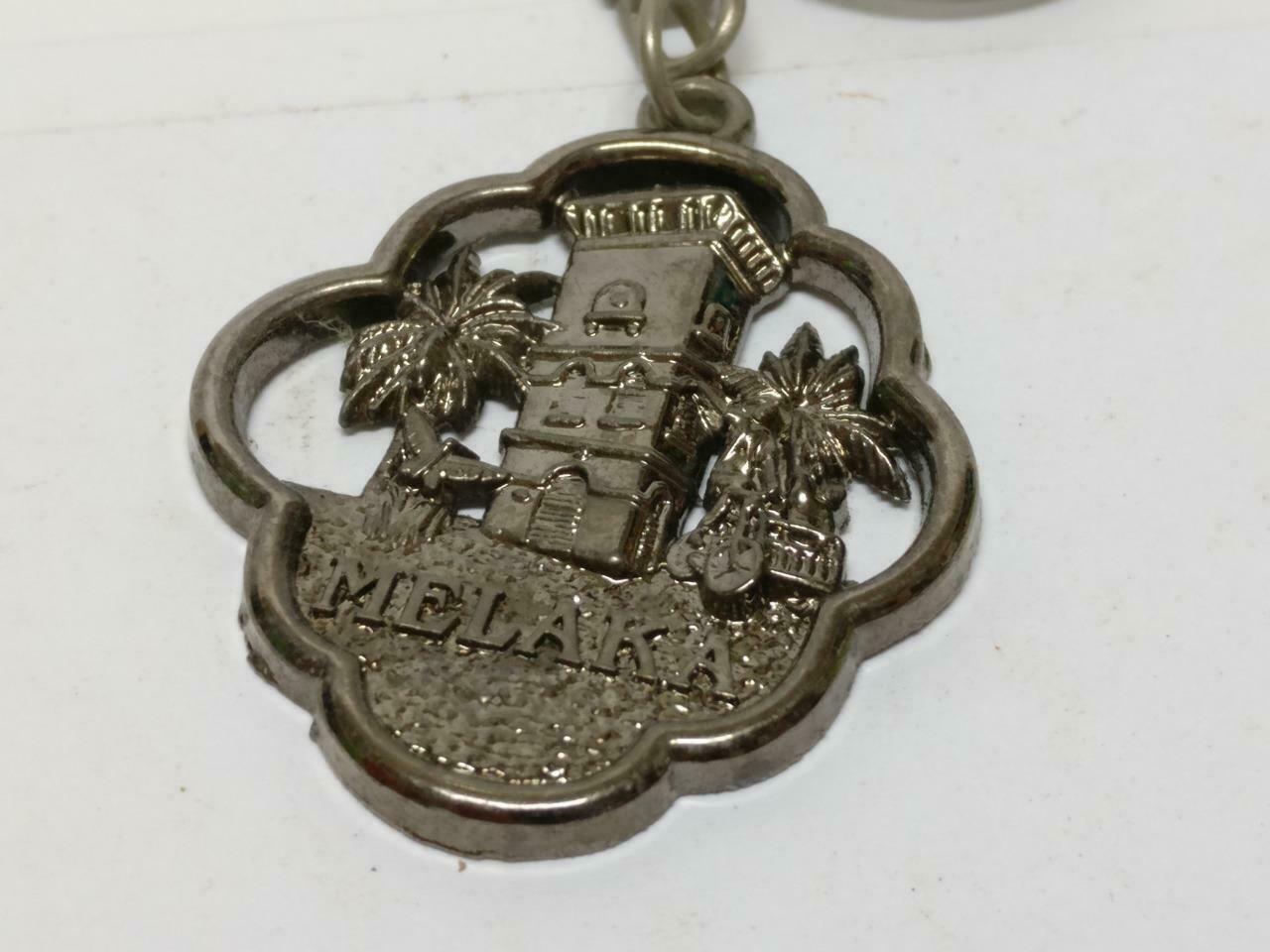 LP888 Rare Vintage Malaysia Malacca Place Of Interest Metal Keychain Keyring F/S B669