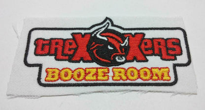 Embroidered Trexxers Booze Room Logo Iron On Patch (A986)