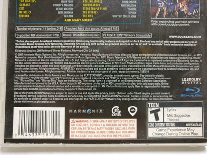 PlayStation3 PS3 Game Rock Band 2007 USA Disc No Booklet (GA385)