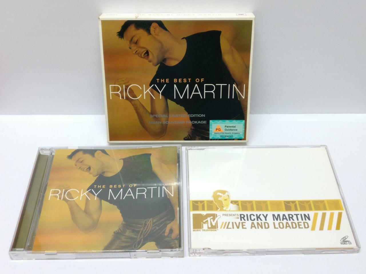 LK888 Ricky Martin 2001 Rare Special Edition Singapore CD + VCD (50501) (CD492)