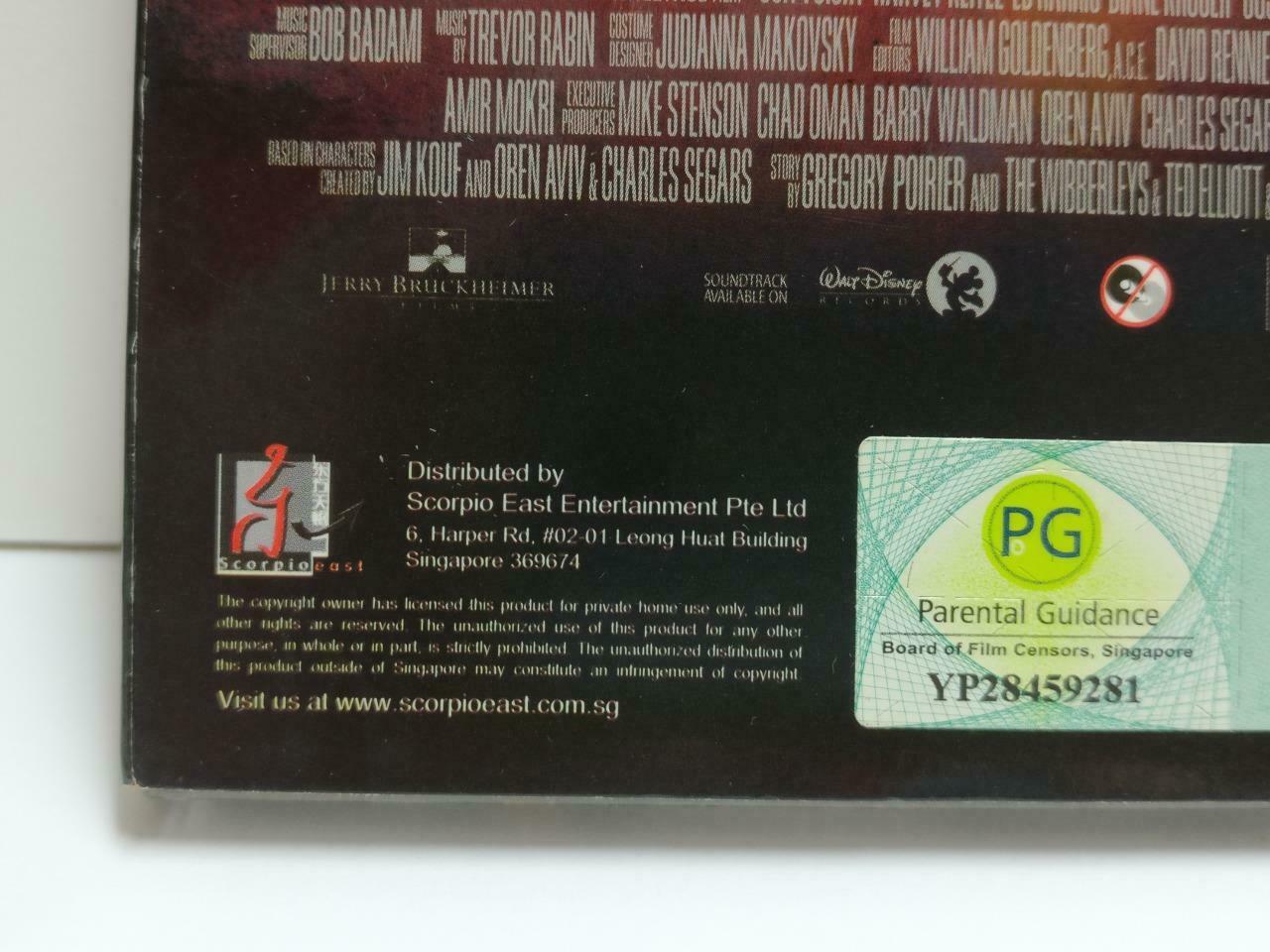 Movie National Treasure 2  Nicolas Cage Engish Singapore Video 2x VCD CD1107 D