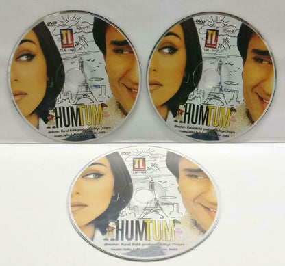 India Bollywood Hindi Movie Hum Tum Saif Ali Khan 2004 Video CD 3x VCD CD1001