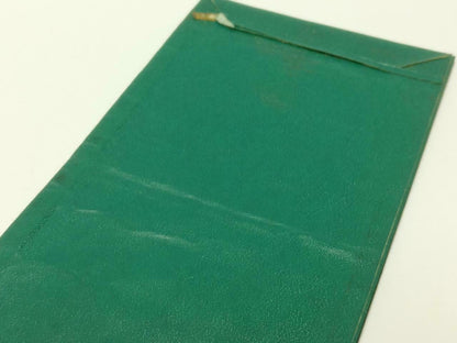 Vintage Singapore Rolex Green Colour Envelope Money Packet F/S (A2431)