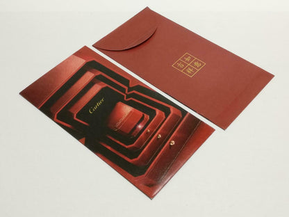 Chinese New Year Red Packets Cartier Pocket Wedding Gift Envelope 2pcs AC356a