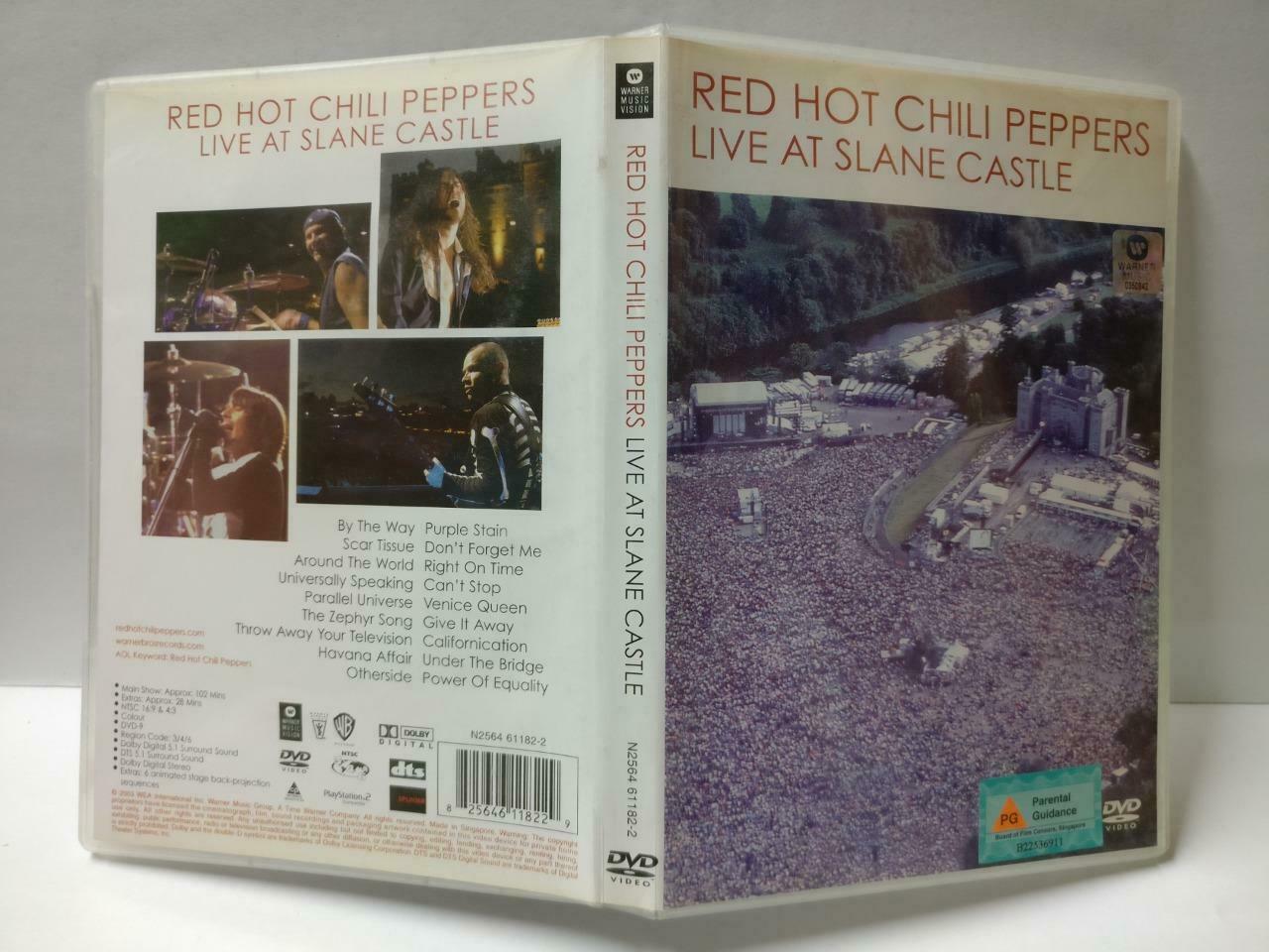 Red Hot Chili Peppers Live At Slane Castle 2003 Rare Singapore DVD (CD854)