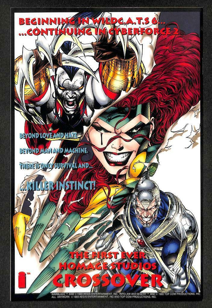 Valiant Image DeathMate February 1993 Animation Cartoon Comic Book (A1738)