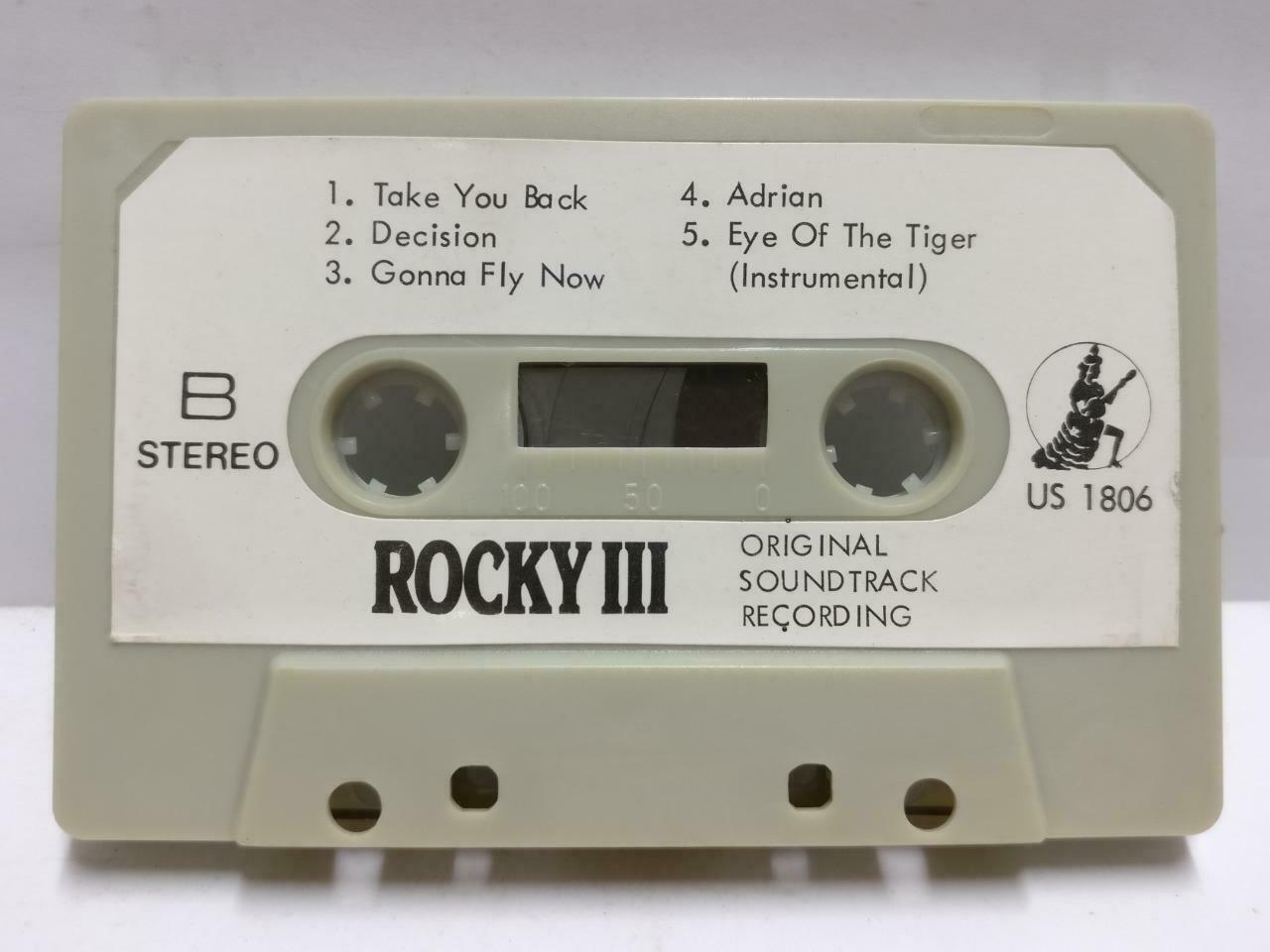 Movie OST Rocky 3 Sylvester Stallone Mega Rare Singapore English Cassette CT545