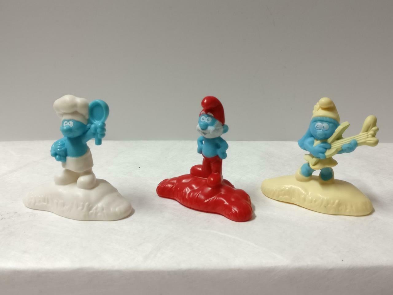 Mini Smurfs Book Flower Chef Figurines Frgure Toys x6 Lot F/S (FTY020) *15