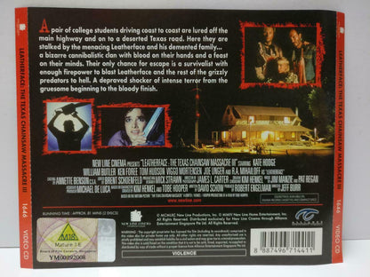 Horror Movie Leatherface 3 Kate Hodge Will Butler Singapore Video 2x VCD CDS565
