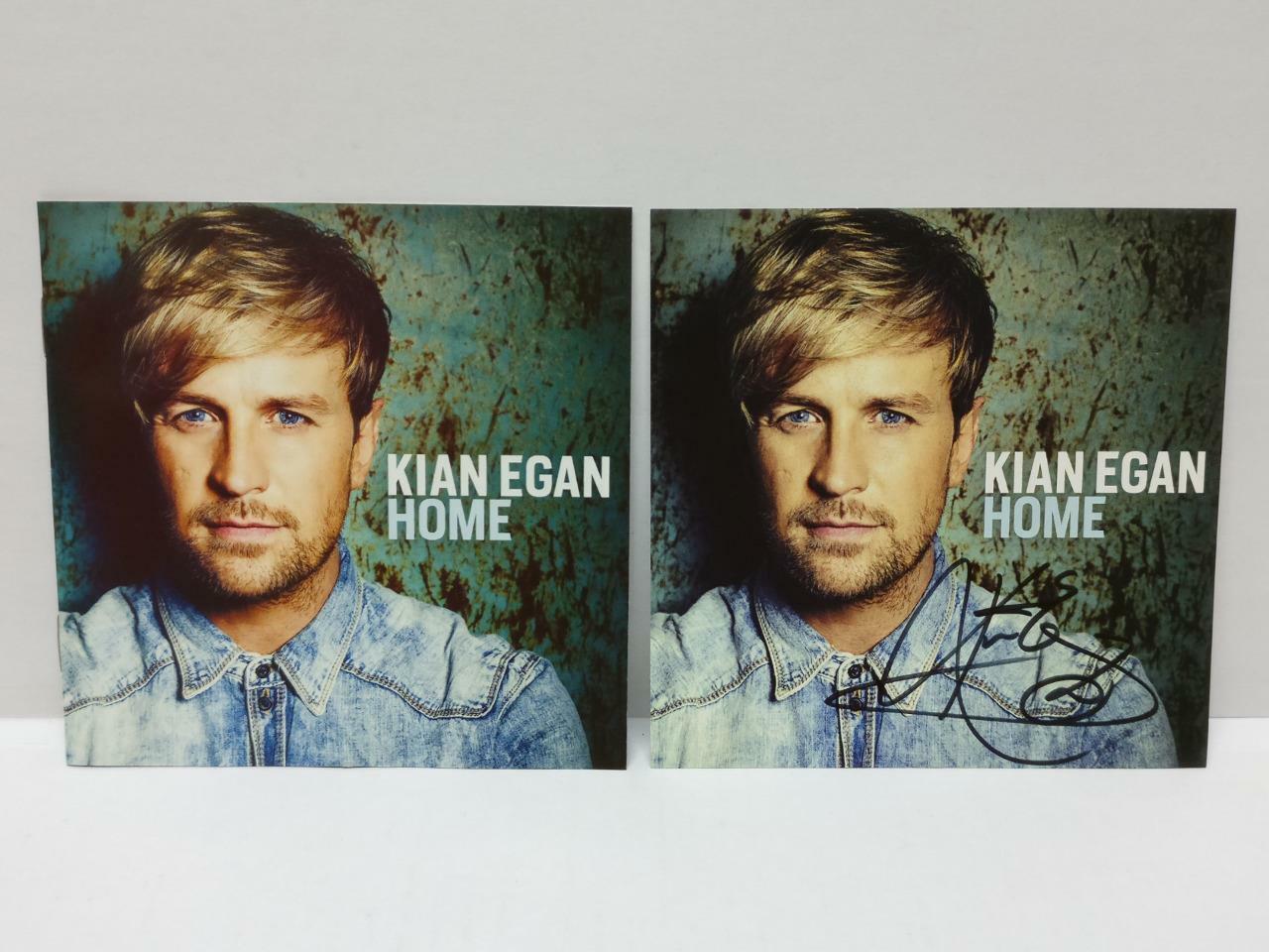 LK888 Westlife Kian Egan Home 2014 EU Mega Rare Autograph CD (82564) (CD537)
