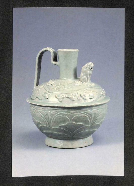 LUCKYPIGEON China Tsui Museum Of Art Floral Pottery Celadon Ware Postcard C1538