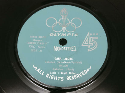 Malay Tayib Ridon & Zindegi Band Psych Garage Rare Singapore 7" EP 45 RPM EP392