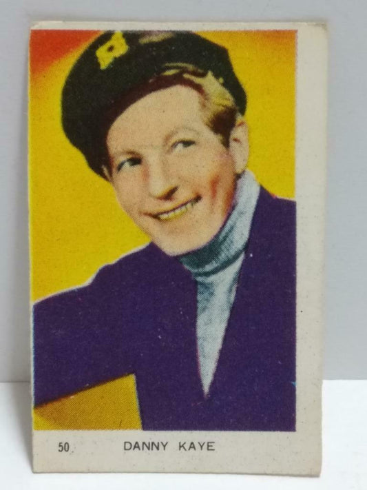 Vintage Actor Danny Kaye Mini Photo Colour Trading Card F/S (A2325)