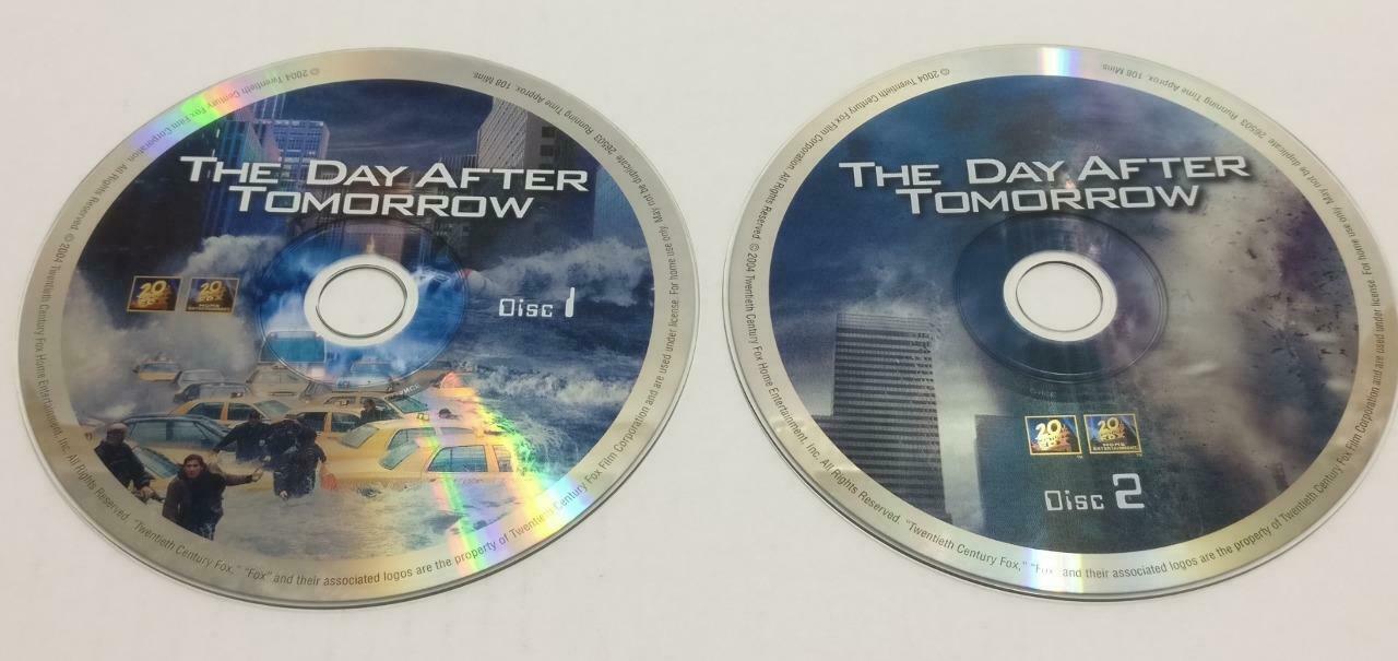 Movie The Day After Tomorrow Dennis Quaid Singapore Video CD 2x VCD OOP (CDS351)