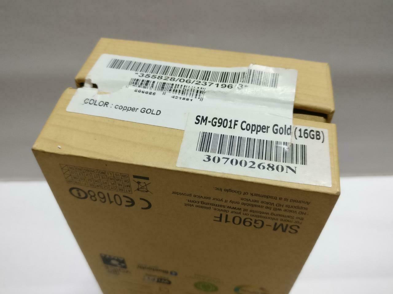 Samsung Galaxy S5 4G+ 16GB With Earpiece Brown Empty Box Only No Phone (BX071)