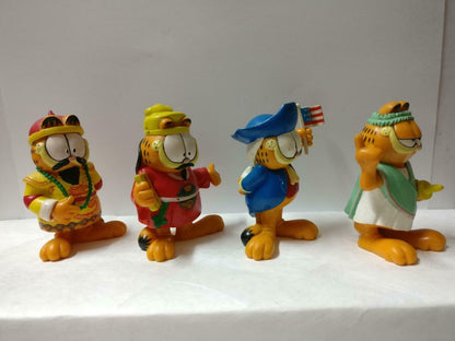 Garfield Assorted Designs Asian Chinese Wear Figure Toys x4 F/S (FTY018) *G