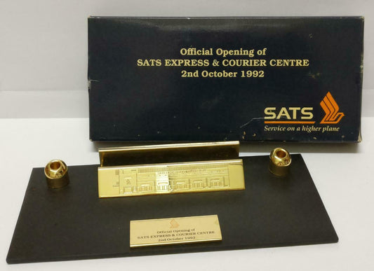 SIA Singapore Airlines SATS Express & Courier Centre Pen & Card Holder (A2117)