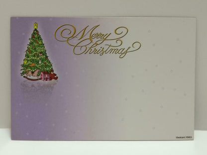 LUCKYPIGEON888 Christmas Santa Sleigh X'mas Tree 3D Lenticular Postcard (E0433a)