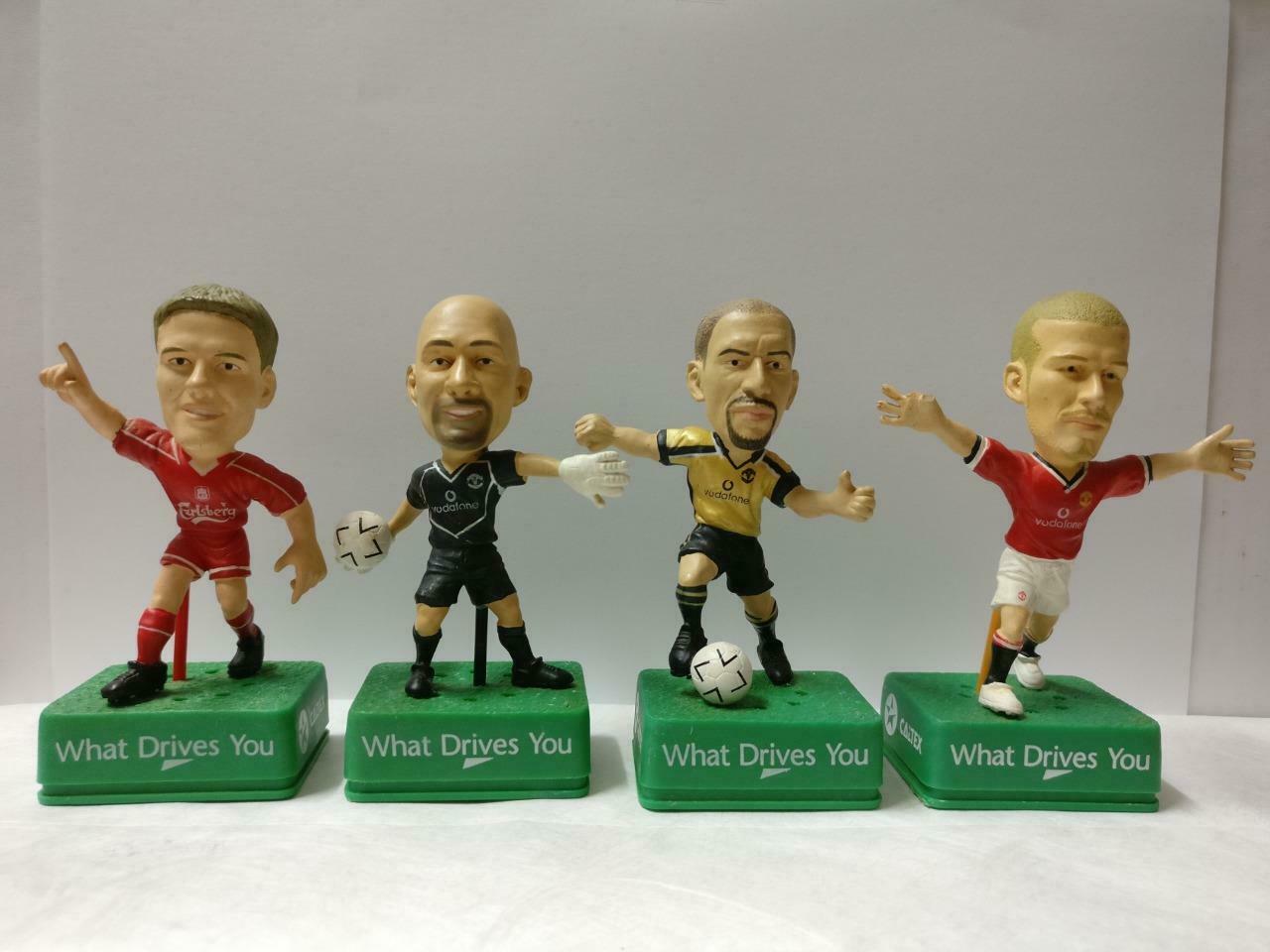 CALTEX Manchester United David Beckham Michael Owen Figure x4 Lot F/S FTY003 *F