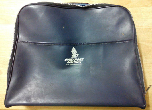 Mega Rare Vintage Singapore Airlines SIA Travel Briefcase Bag (A717)