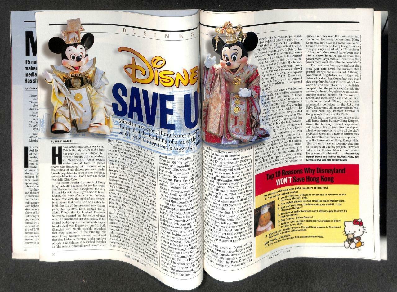 Asia TIME Magazine George Bush Hong Kong Mickey Minnie Nikon Camera 1999 M008