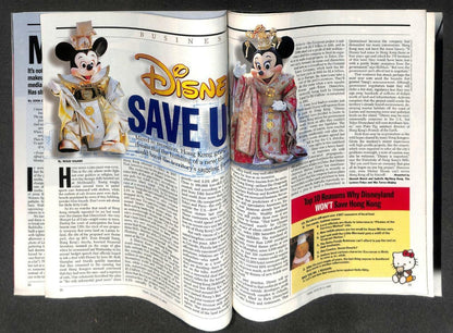 Asia TIME Magazine George Bush Hong Kong Mickey Minnie Nikon Camera 1999 M008