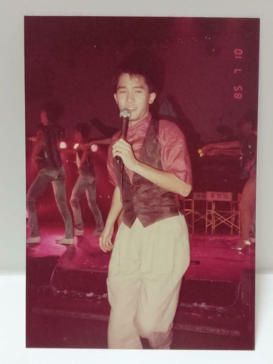 Vintage Hong Kong Actor Singer Tony Leung 梁朝伟 梁朝偉 Singapore Photo F/S (P087)