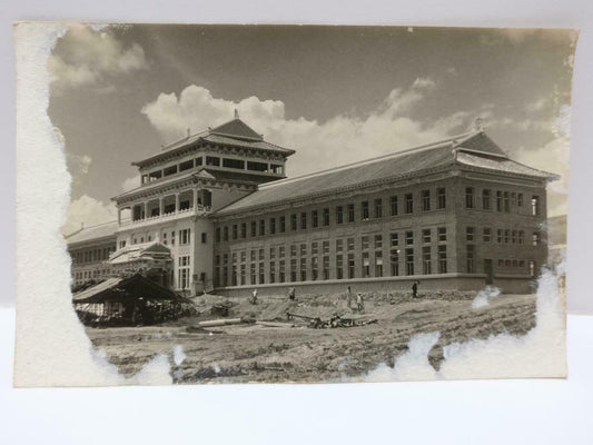 Vintage first Singapore University Architecture Construction B&W Photo (P269)