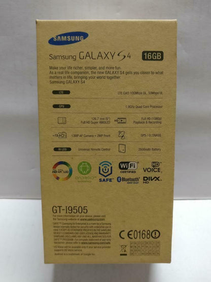 Samsung Galaxy S4 GT19505 16GB Brown Empty Box Only No Phone (BX070)