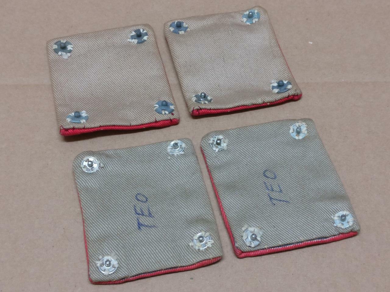 Vintage Rare Singapore Army Fabric Cloth Patch x 4 (A1891)