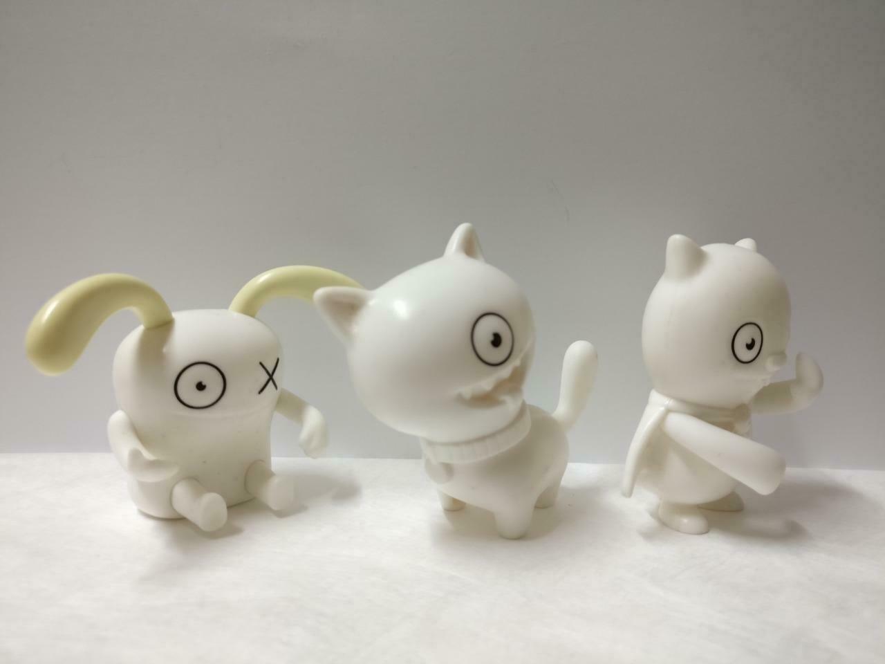 Singapore McDonalds White Ugly Dolls Cute Figure Toys x6 Lot F/S (FTY011) *F