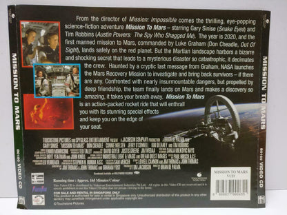 Movie Misson To Mars Gary Sinise Tim Robbins Singapore Video CD 2x VCD CDS558