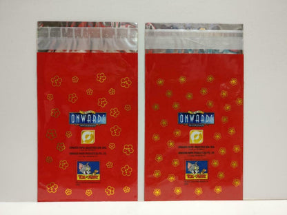Rare Tom & Jerry Plastic Chinese Red Packet Money Paper Envelope Lot of 2 P1178