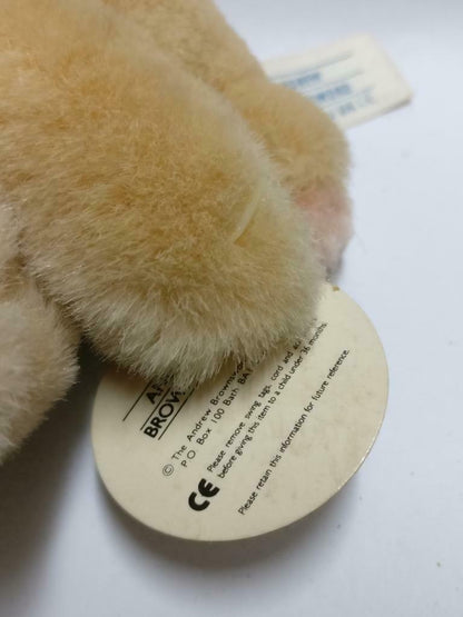 Vintage Forever Friends Mini Bear W/Tag 4" Sri Lanka Plush Soft Toy F/S (PTY129)